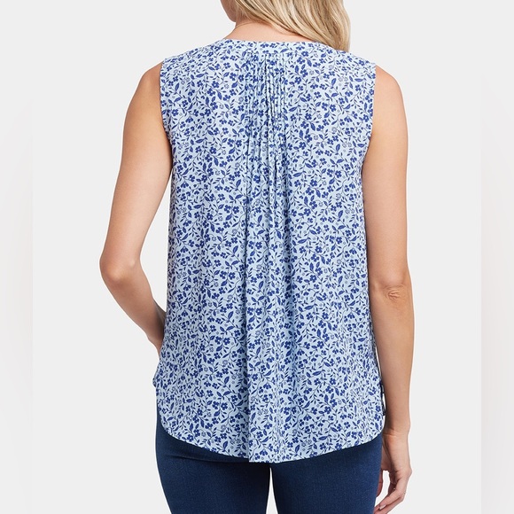 NYDJ Pintuck Sleeveless Top Size 1X - Picture 6 of 7